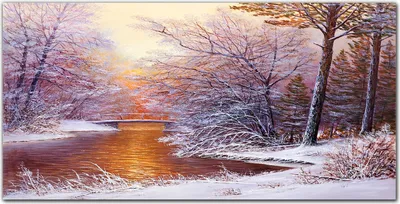 Produktbild von Coloray Bild aus Acryl 140 cm x 70 cm - Gehärtetes Acryl Bild auf Acrylglas Küche Wohnzimmer Wanddekoration Dekoration - Gemälde Winter Baum
