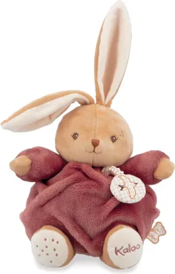Immagine prodotto di Kaloo carillon peluche coniglietto bordeaux - morbido peluche bambino