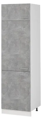 Zdjęcie produktu dla Wysoka szafa Vicco R-Line Beton/Biały 60 cm, Model 63177