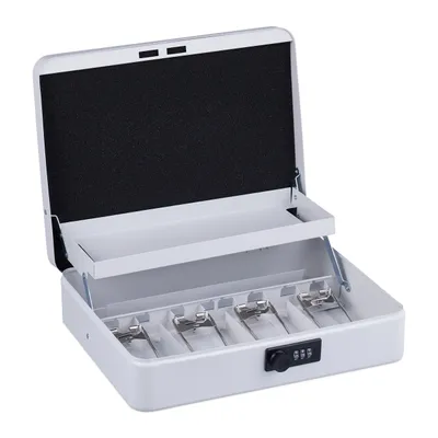 Image de Caisse avec combinaison de chiffres RD47777, blanc
