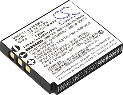 Produktbild von TECHTEK Akku Kompatibel mit [Jupio] CFU0011, für [Fujifilm] FinePix F100fd, FinePix F200EXR, FinePix F300EXR, FinePix F305EXR, FinePix F500EXR, Fine