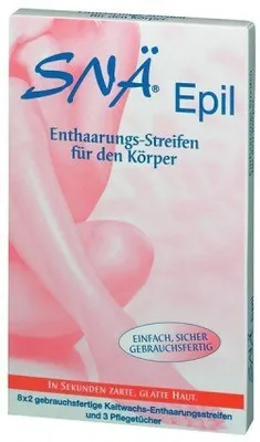 Obrázok produktu pre SNÄ Epil depilačné pásiky na telo 8 dvojitých pásikov