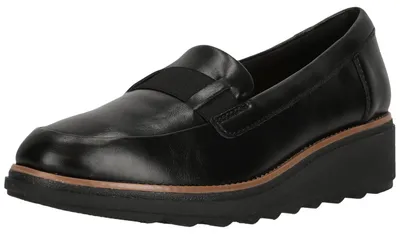Produktbild von CLARKS Slipper Sharon mit ikonischer Sohle 1216 Black Leather 37,5