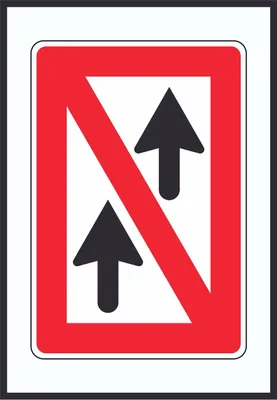 Produktbild von Allgemeines Überholverbot Symbol A1 Rückseite selbstklebend