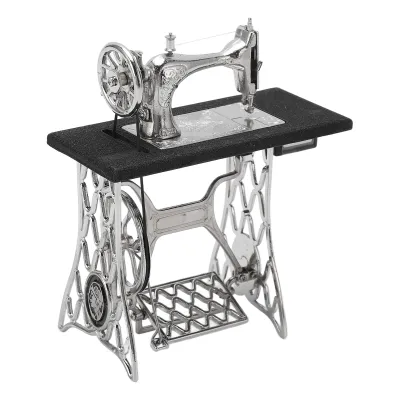 Produktbild von Ozdoba maszyny do szycia, maszyna do szycia domku dla lalek, maszyna do szycia domku dla lalek, ręczna maszyna do szycia miniaturowego domku dla lalek, model maszyny do szycia, meble do domku dla lalek