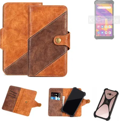 Produktbild von K-S-Trade Handyhülle Schutzhülle Bookstyle Case Wallet-Case kompatibel mit Blackview BV6600 Pro Cover Klapphülle Kantenschutz Smartphone