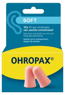 Productafbeelding van Ohropax Soft (10 stuks)