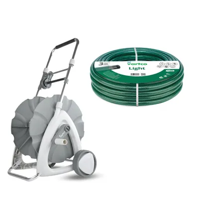 Produktbild von Gartenschlauchwagen + Gartenschlauch Vartco Light 1/2" 30 m Agaplast