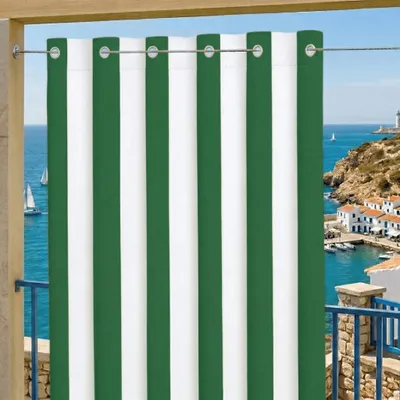 Imagen del producto de Cortinas exteriores impermeables con ojales, 310 x 272 cm
