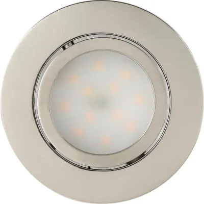 Produktbild von EGLO 3er Set LED Einbaustrahler Pineda, Deckenspot schwenkbar aus Kunststoff, Deckenstrahler flach warmweiß, 4,9 Watt, 1080 Lumen, 3000 K, Ø 8,4 cm