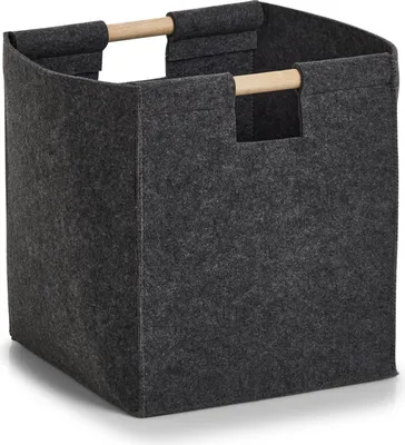 Produktbild von ZELLER Filz-Aufbewahrungsbox anthrazit 30x30x35cm