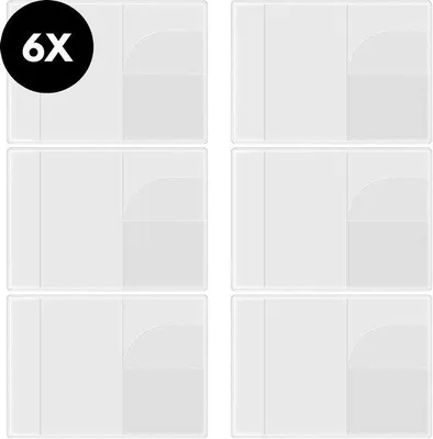Immagine prodotto di Ultiluxe Custodie per passaporto - 6 pezzi - Trasparenti - Porta passaporto - Impermeabili e resistenti - Protezione passaporto - Utilizzo in viaggio