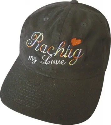 Produktbild von Baseballcap mit Stick - RACHTIG MY LOVE - 68913 schwarz