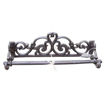 Produktbild von Wand Küchenrollenhalter antikbraun Gusseisen Landhausstil
