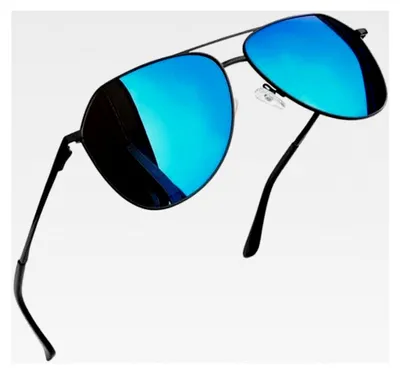 Produktbild von Retro Sonnenbrille für Herren und Damen mit polarisierten Gläsern und UV400 Schutz