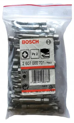 Obrázek produktu pro Bosch Bit Pozidriv 1/4" 1ks Pro šroubováky