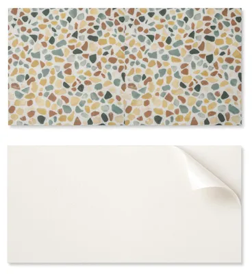 Obrázok produktu pre Samolepiaca vinylová dekoratívna doska s potlačou, 120 x 60 cm, vzor terazzo