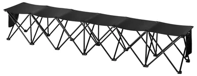 Productafbeelding van Opvouwbare, draagbare bank, lichtgewicht ontwerp, met draagtas, duurzaam metalen frame, legergroen