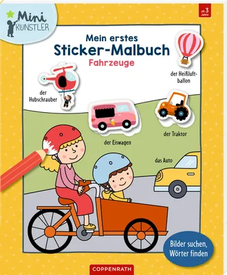 Produktbild von Mein erstes Sticker-Malbuch: Fahrzeuge
