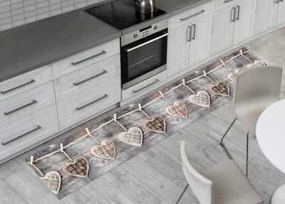 Produktbild von Famanu Küchenteppich Antislip - 50 x 90 cm, Grau