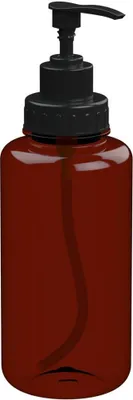 Produktbild von Seifenspender "Basic" 0 transparent-braun/schwarz