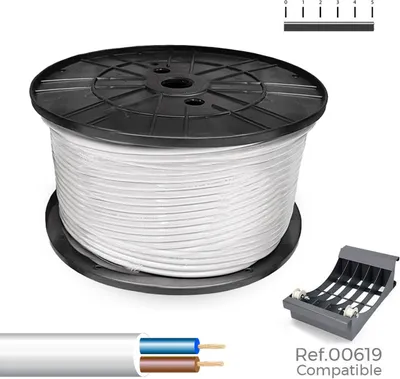 Zdjęcie produktu dla Wąż elektryczny Sediles Biały 2 x 1,5 mm 200 m H05VV-F