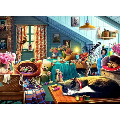 Produktbild von ANATOLIAN Puzzle Zimmer für Katzen 260 Teile