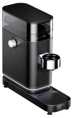 Produktbild von WMF Lumero 04.1708.0071, Mühle mit Mahlwerk, 150 g, Kegelmahlwerk, Edelstahl, Schwarz, Kunststoff, Edelstahl