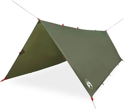 Produktbild von vidaXL Tarp Olivgrün 406x306 cm Wasserdicht