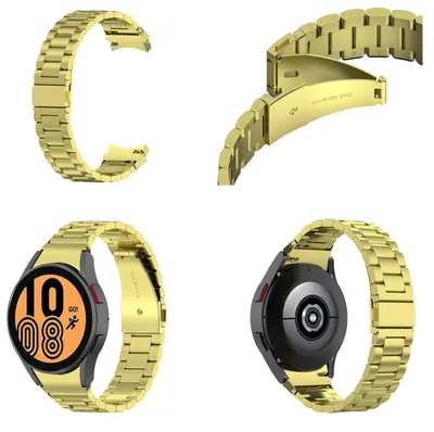 Image de Pour Samsung Galaxy Watch 6 5 4 Normal Pro Classic toutes les tailles Bracelet en acier inoxydable