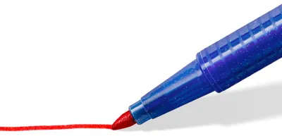 Produktbild von Staedtler 323-550 Fasermaler Triplus Farbe Dreikantschaft im Kartonetui, auswaschbar, circa 1 mm, 10 Stück, Blassgrün