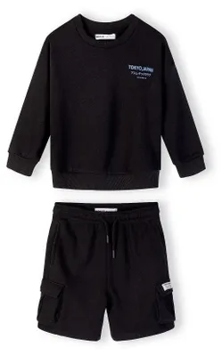 Produktbild von Minoti Sweatshirt Schwarz Gr. 134 für Jungen