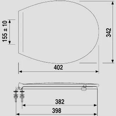 Produktbild von Sanit Kinder WC Sitz (minisit) 56048010000  weiss