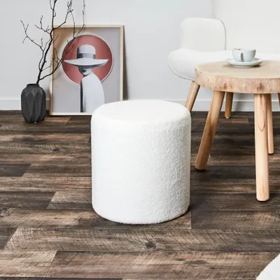 Image de Pouf Bouclette Blanc