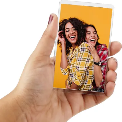 Produktbild von Klare Fotoliste Magnete - Set von 20 - Langlebig - Acryl - 5,9 x 9,8 cm