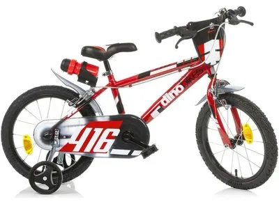 Immagine prodotto di Bicicletta 16 pollici Dino US Rossa