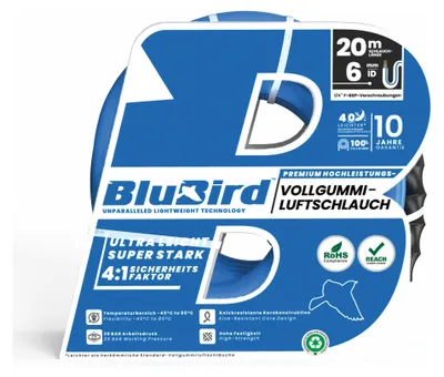 Obrázok produktu pre Dielenská hadicová súprava Riegler "BluBird", rýchlospojka, Ø12x6, 20 m