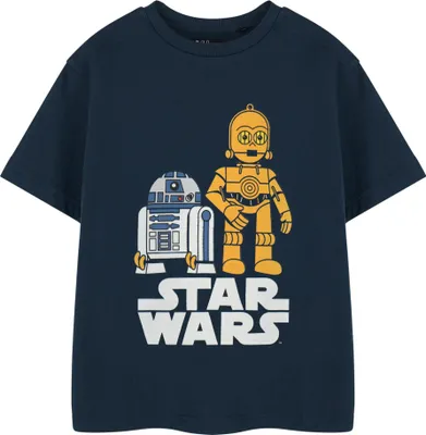 Produktbild von Star Wars - T-Shirt für Jungen kurzärmlig NS8537 (116) (Marineblau)