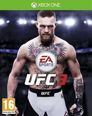 The cover art for the video game EA Sports UFC 3, featuring fighter Conor McGregor.