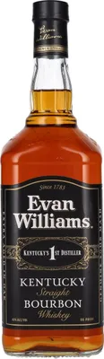 Produktbild von Evan Williams 7 Jahre Bourbon Whiskey 43% 1,0L