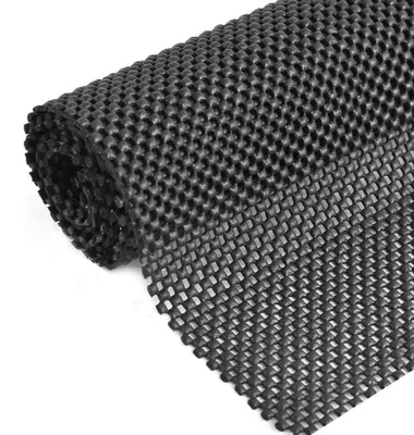 Produktbild von Antirutschmatte 80 x 130 cm Teppichunterlage rutschfest PVC Schwarz