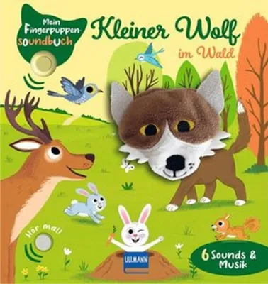 Image de Mon livre sonore de marionnettes à doigt - Petit loup dans la forêt