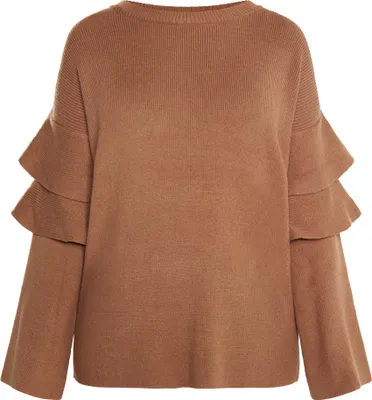 Produktbild von RISA damen strickjacke - kamel, M/L