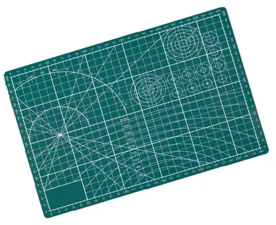 Obrázok produktu pre Samolepiaca fólia A3, samoliečiaca sa, obojstranná, PVC, viacúčelová, vhodná na patchwork/tvorivé projekty, s výraznými čiarami na označovanie, rezacia podložka