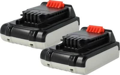 Produktbild von vhbw 2x Akku kompatibel mit Black & Decker GKC1000L, GPC1800L, GTC610L, GTC800L, GKC1817, GKC1817L, GLC2500L Werkzeug (2000 mAh, Li-Ion, 18 V)