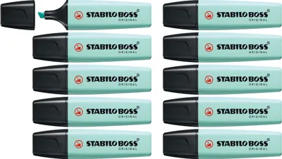 Zdjęcie produktu dla Stabilo - Marker Boss 70/113 Pastelowy turkus | 10 sztuk