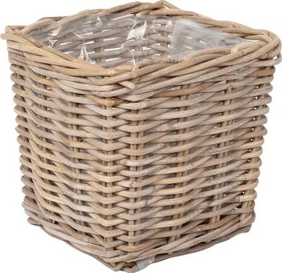 Produktbild von Rattan Pflanzkorb VERONA-Quadratisch ca.25cm Übertopf