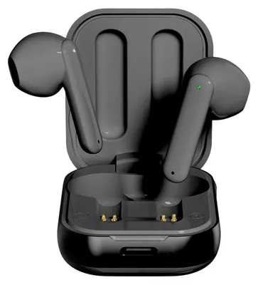 Zdjęcie produktu dla Słuchawki Bluetooth TWS, półotwarte, z technologią ENC, do 7 godzin pracy na baterii, kolor: czarny