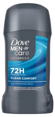 Produktbild von Dove Men+Care Advanced Clean Comfort 72H Antitranspirant-Stick 50 ml