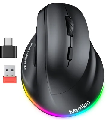 Produktbild von Ergonomische Vertikale Maus Kabellos Bluetooth VIELSEITIGE KONNEKTIVITÄT und KOMPATIBILITÄT